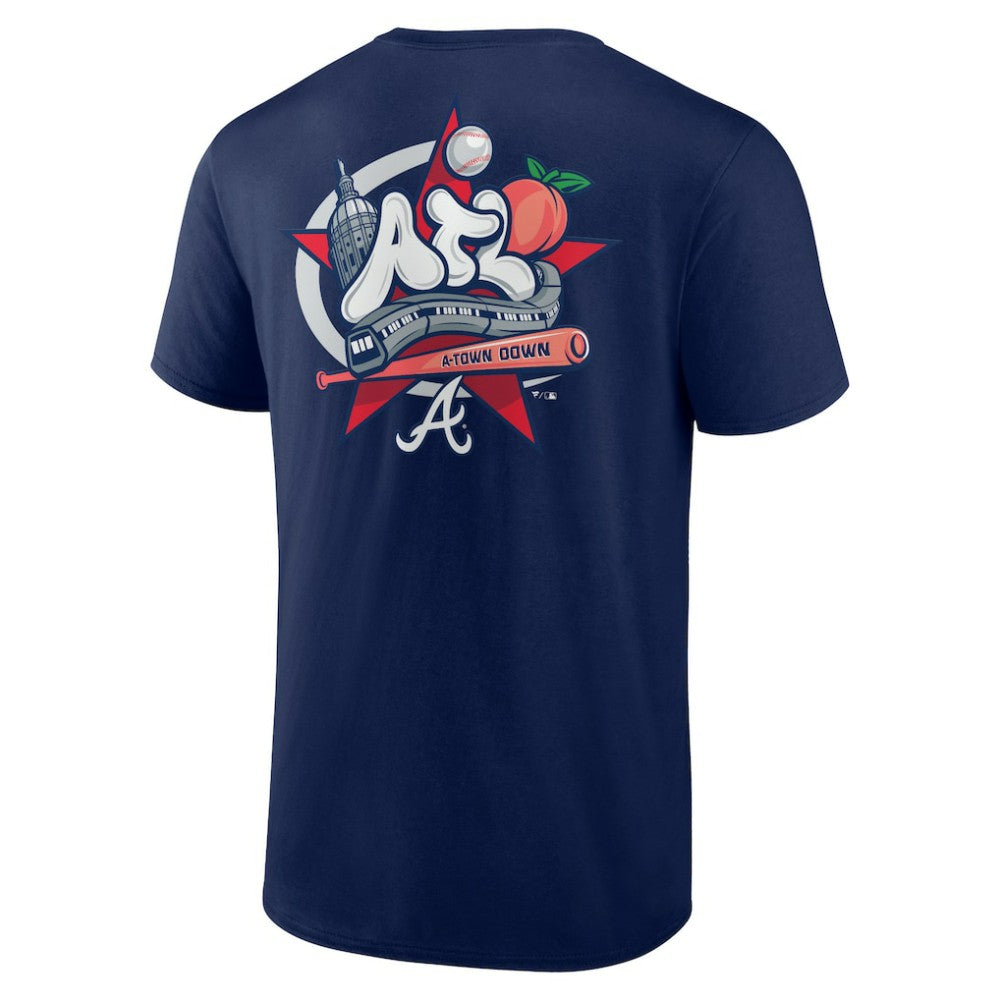 Atlanta Braves Hometown Collection Nice Kicks T-Shirt Navy