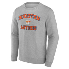 Houston Astros Heart & Soul Pullover Sweatshirt Heather Gray