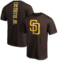 Fernando Tatis Jr. San Diego Padres Playmaker Name & Number T-Shirt Brown