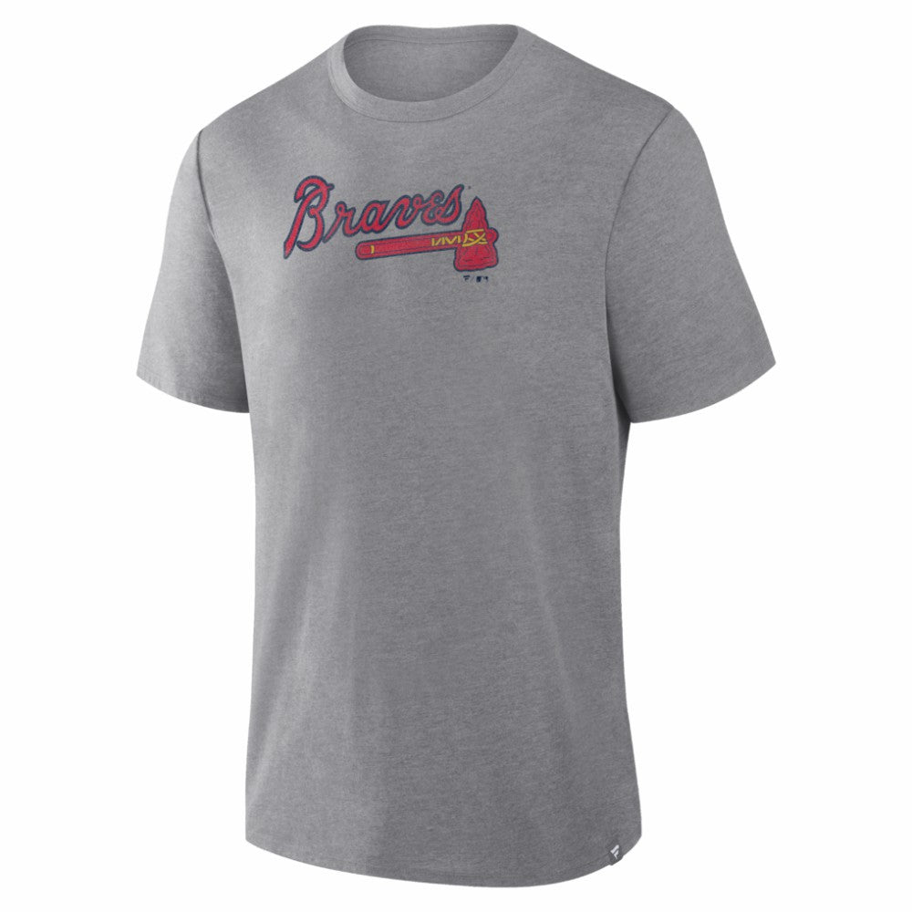 Atlanta Braves Play Tribute Tri-Blend T-Shirt Heather Gray