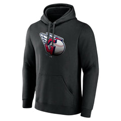 Cleveland Guardians Midnight Mascot Pullover Hoodie Black