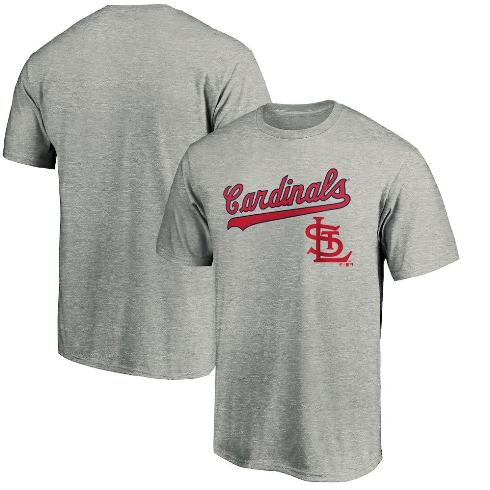 St. Louis Cardinals Cooperstown Collection Wahconah T-Shirt Heather Gray