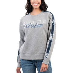 Seattle Kraken G-III 4Her by Carl Banks Women's Penalty Box Pullover Sweatshirt Gray