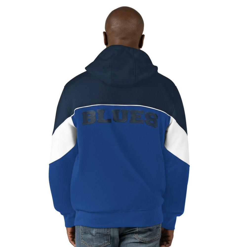 St. Louis Blues Starter Power Forward Full-Zip Hoodie Blue/Navy