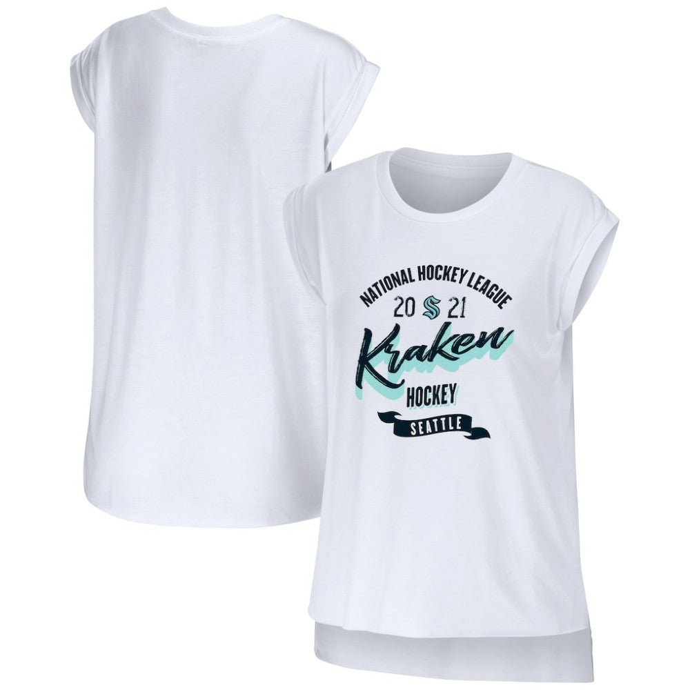Seattle Kraken WEAR by Erin Andrews Women's Domestic Tank Top White