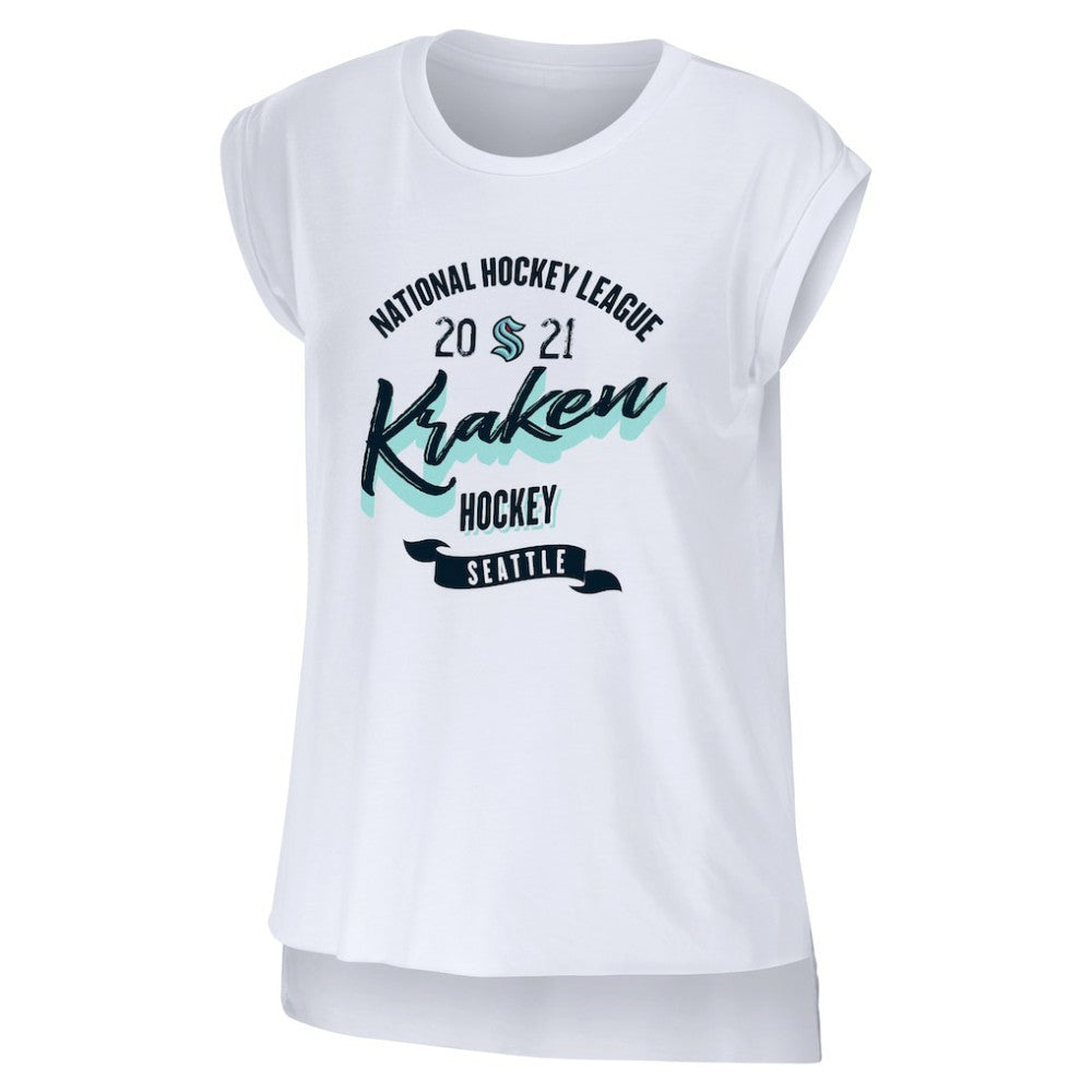 Seattle Kraken WEAR by Erin Andrews Women's Domestic Tank Top White