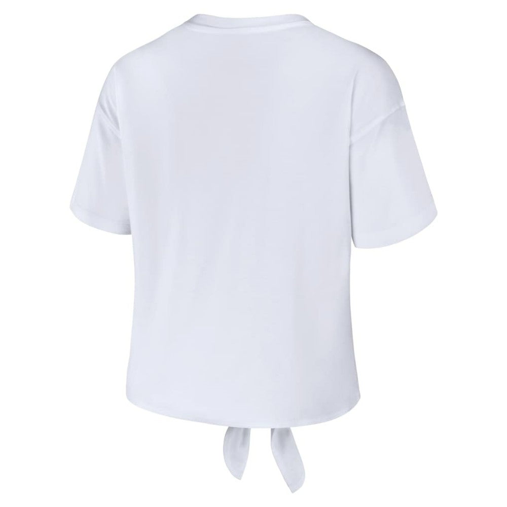 St. Louis Blues WEAR by Erin Andrews Women's Front Knot T-Shirt White