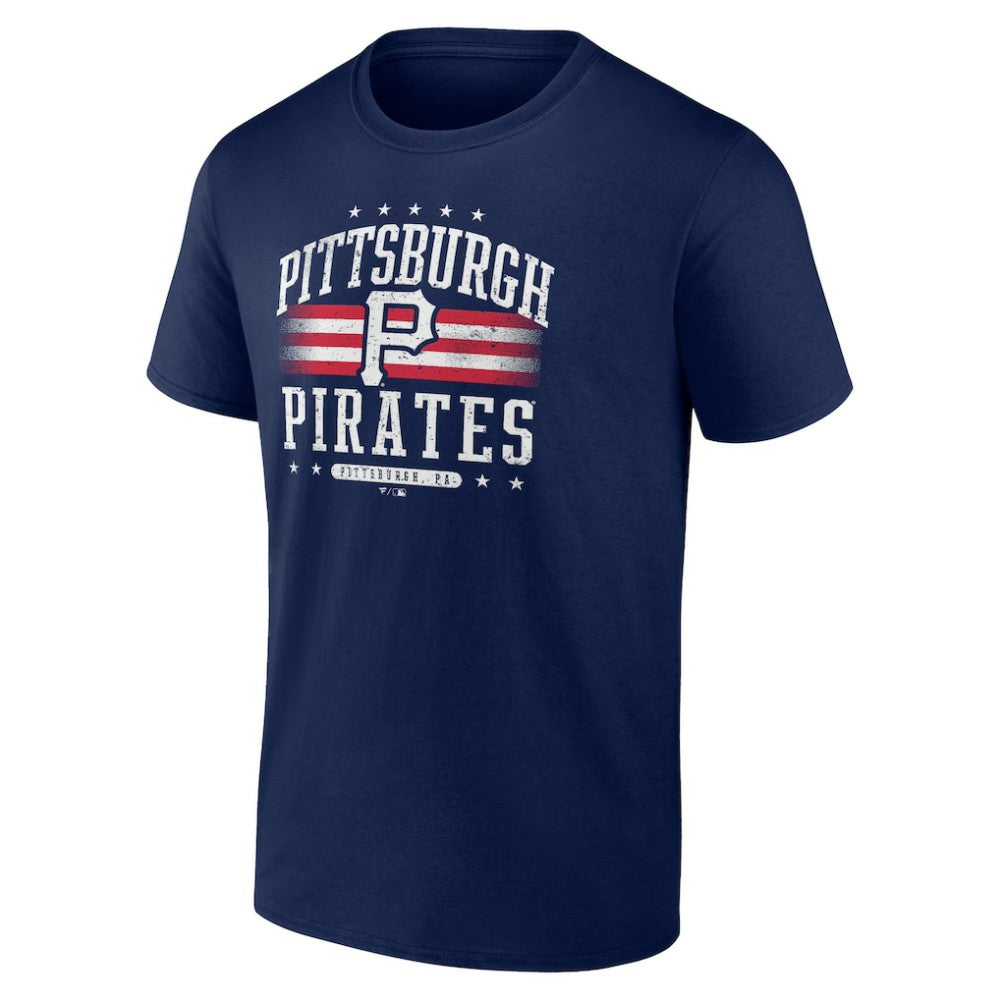 Pittsburgh Pirates Americana Team T-Shirt Navy
