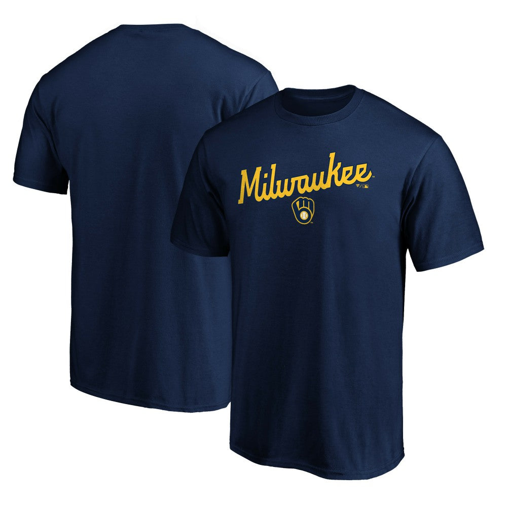Milwaukee Brewers Series Sweep T-Shirt Navy