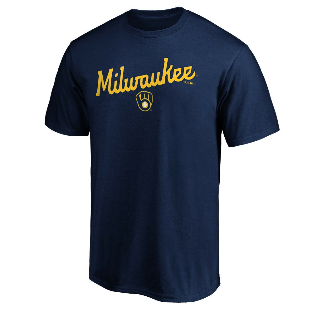 Milwaukee Brewers Series Sweep T-Shirt Navy