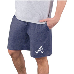 Atlanta Braves Concepts Sport Quest Knit Jam Shorts Navy