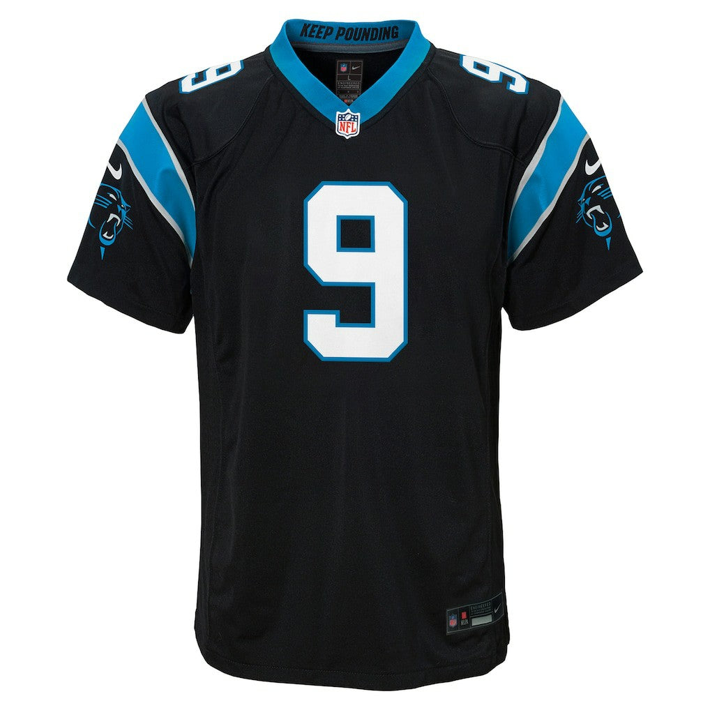 Bryce Young Carolina Panthers Youth Game Jersey - Black