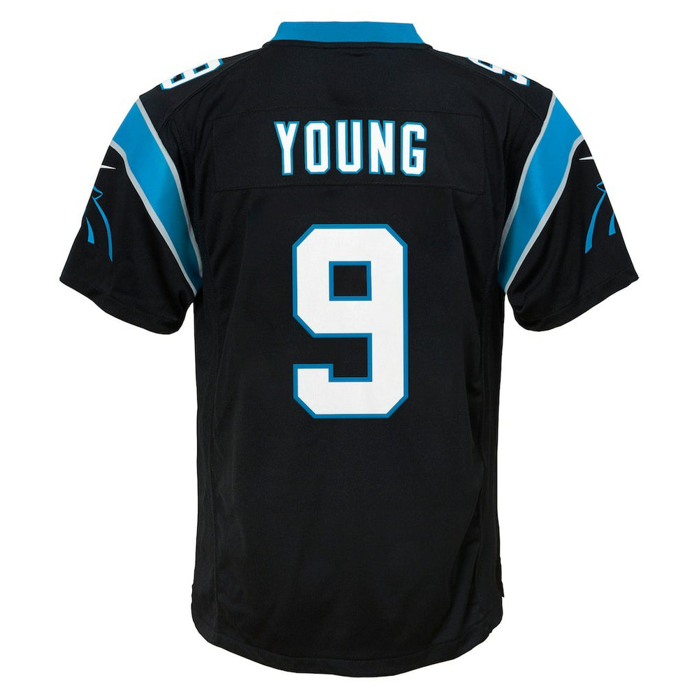Bryce Young Carolina Panthers Youth Game Jersey - Black