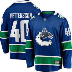 Elias Pettersson Vancouver Canucks Fanatics Home Breakaway Jersey Blue