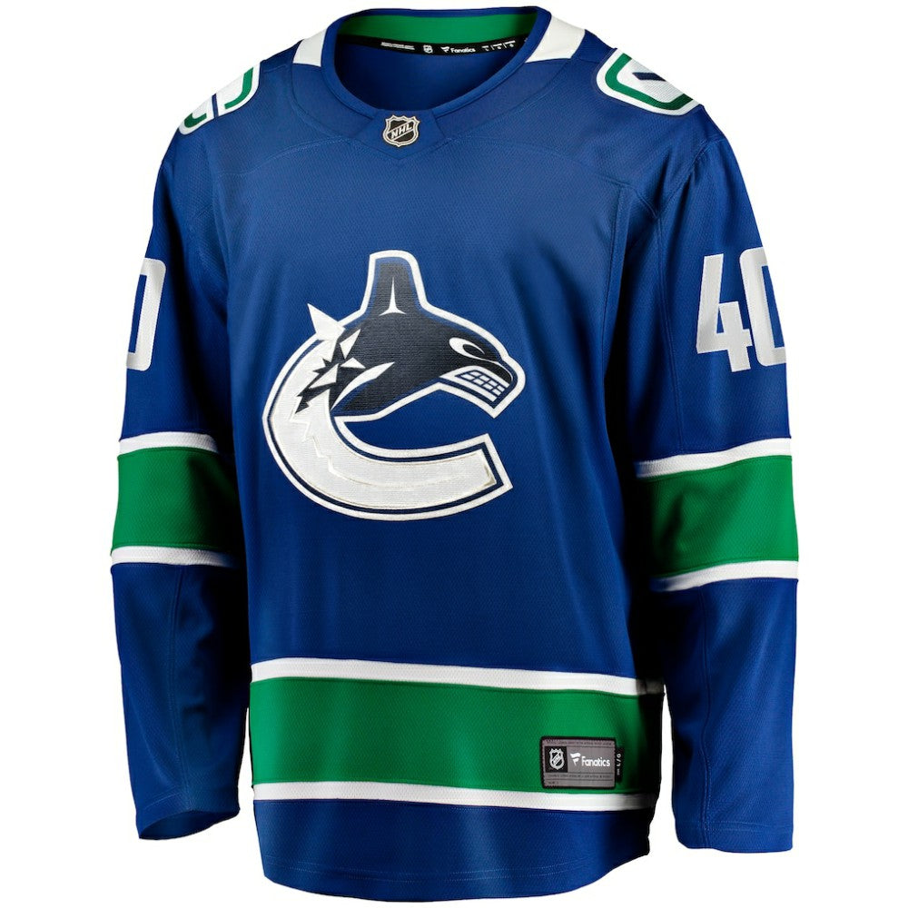 Elias Pettersson Vancouver Canucks Fanatics Home Breakaway Jersey Blue