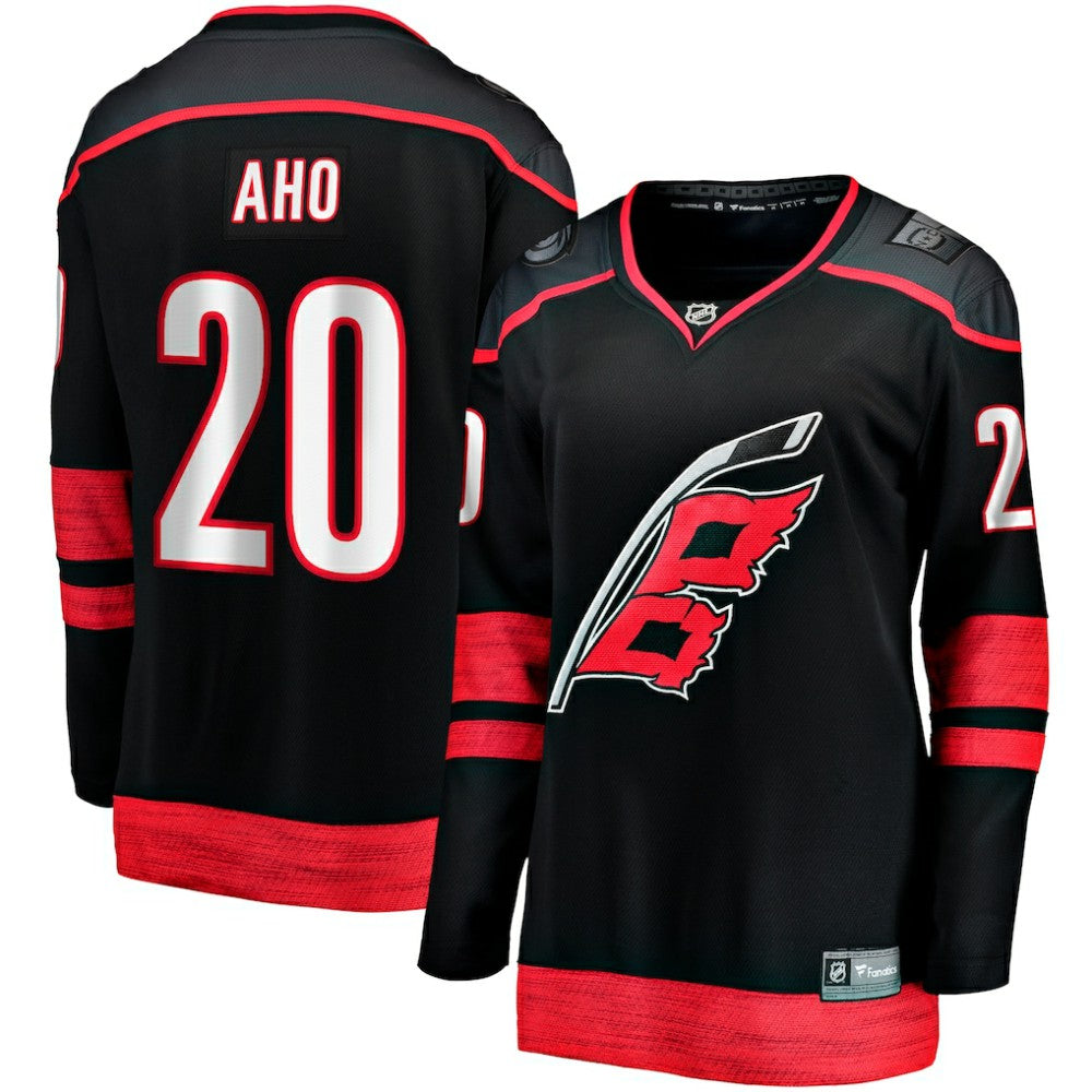 Sebastian Aho Carolina Hurricanes Fanatics Women's Home Breakaway Player Jersey Black
