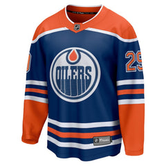 Leon Draisaitl Edmonton Oilers Fanatics Home Breakaway Jersey Royal
