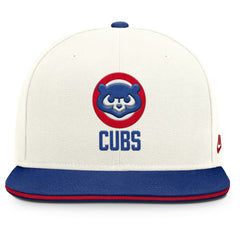 Chicago Cubs Cooperstown Pro Dri-FIT Snapback Hat Cream/Royal | Nike