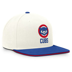 Chicago Cubs Cooperstown Pro Dri-FIT Snapback Hat Cream/Royal | Nike