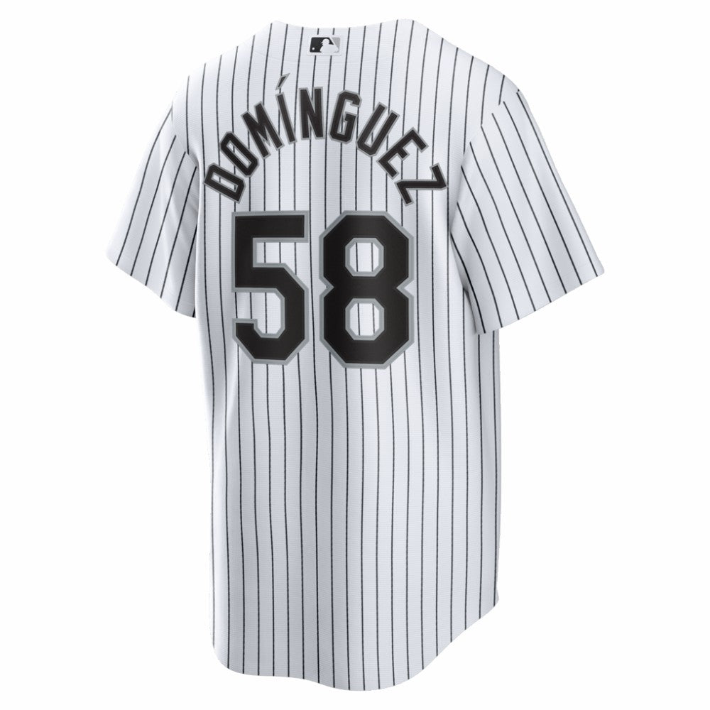 Seranthony Domínguez Chicago White Sox Home Replica Jersey White | Nike