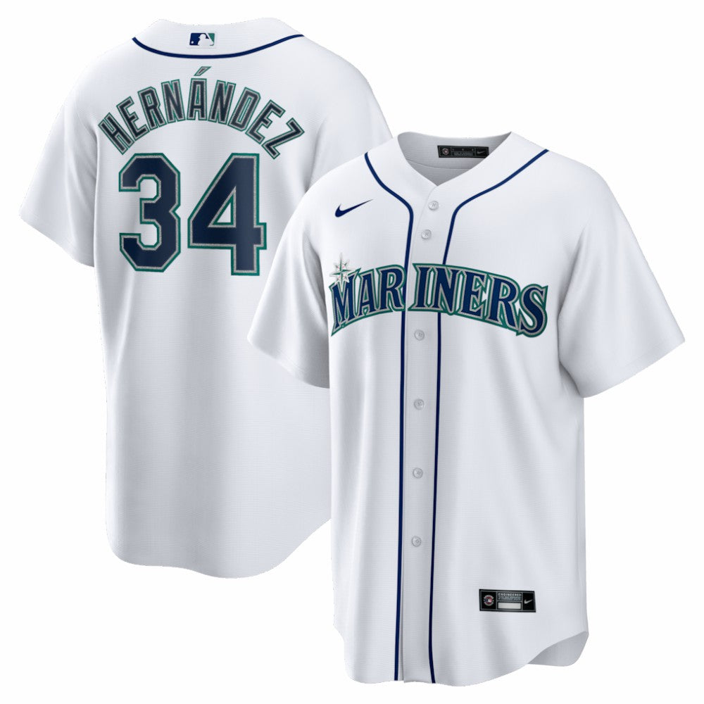 Felix Hernandez Seattle Mariners Home Retired Player Replica Jersey White | Nike