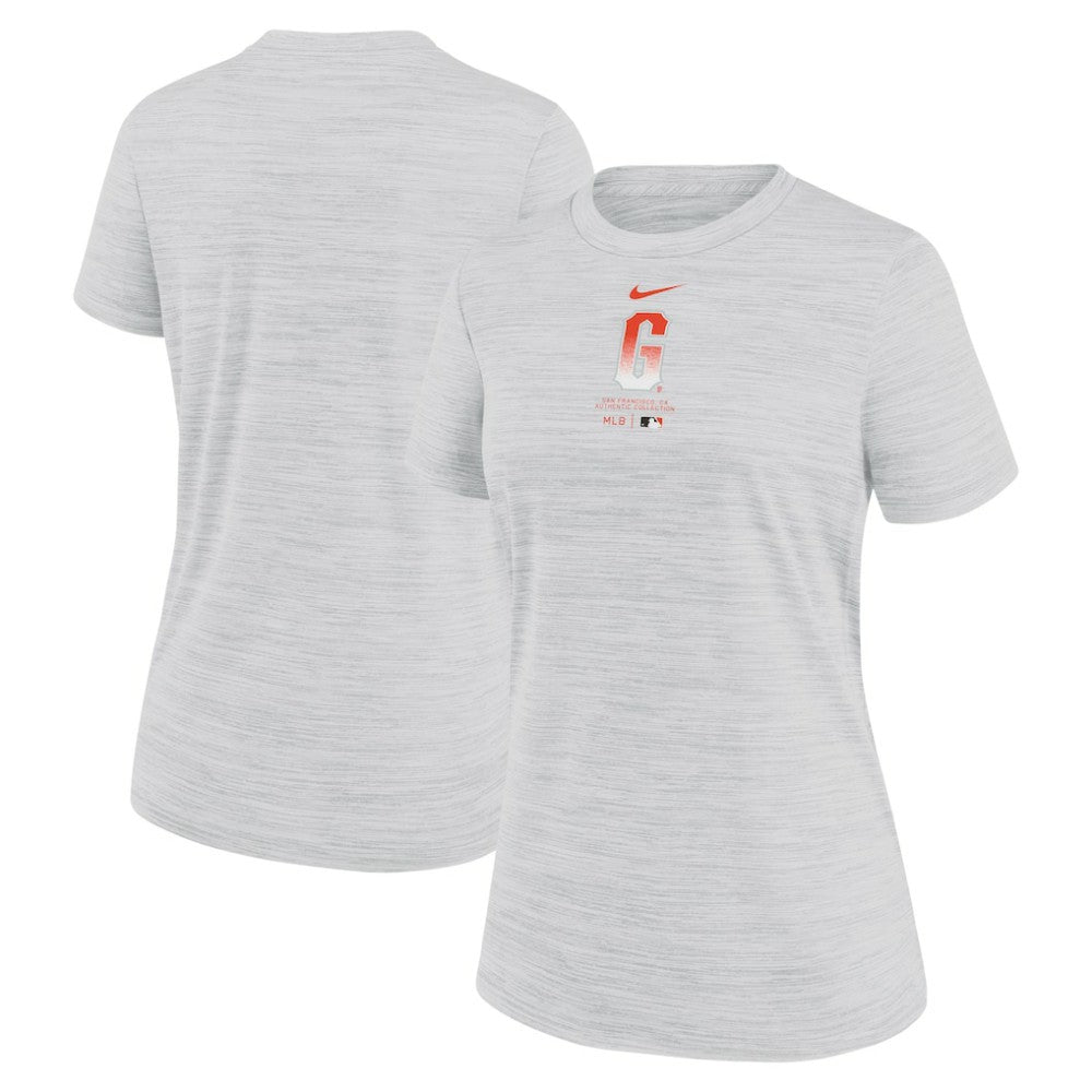 San Francisco Giants Women's City Connect Practice Velocity T-Shirt White | Nike