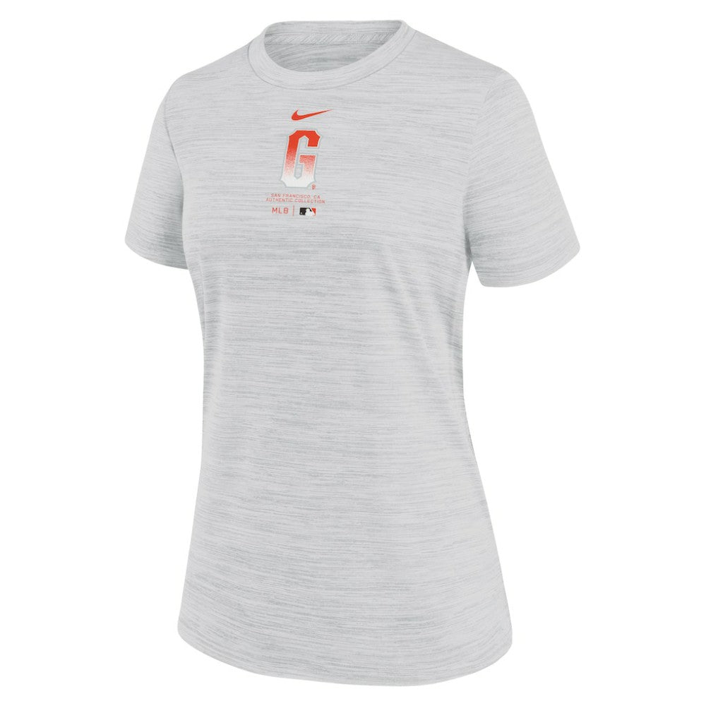 San Francisco Giants Women's City Connect Practice Velocity T-Shirt White | Nike