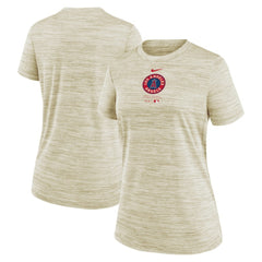 Los Angeles Angels Women's City Connect Practice Velocity T-Shirt Cream | Nike