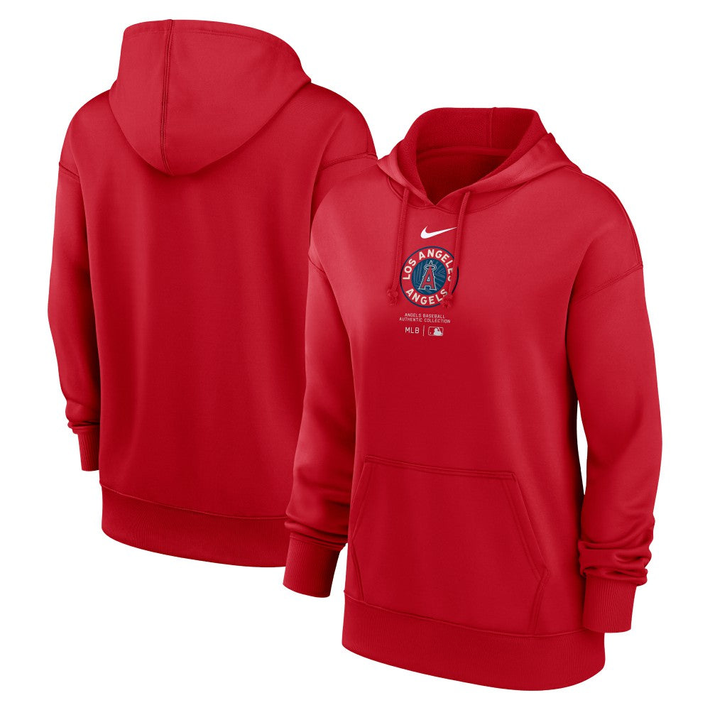 Los Angeles Angels Women's City Connect Practice Performance Pullover Hoodie Red | Nike