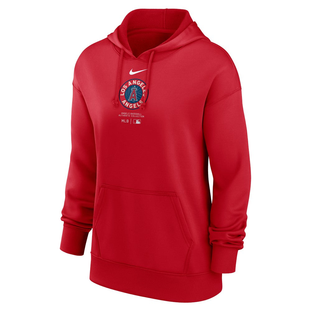 Los Angeles Angels Women's City Connect Practice Performance Pullover Hoodie Red | Nike