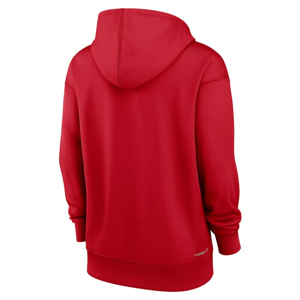 St. Louis Cardinals Women's Authentic Collection Performance Pullover Hoodie Red | Nike