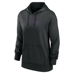 Colorado Rockies Women's Authentic Collection Performance Pullover Hoodie Black | Nike