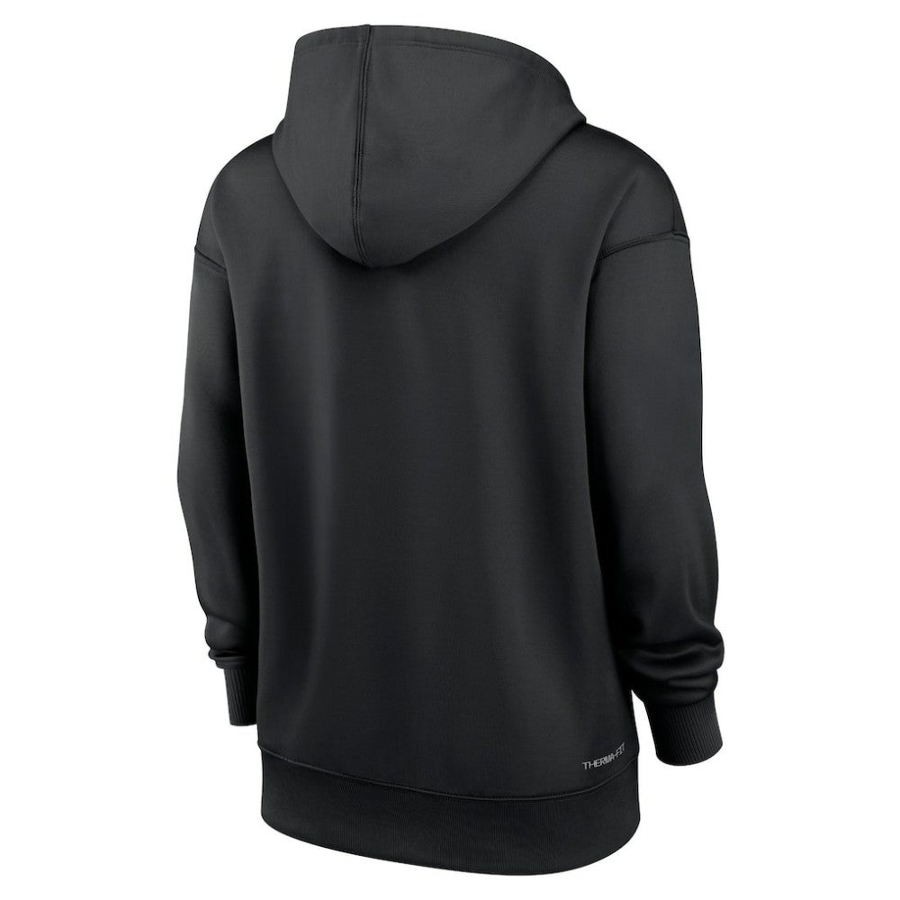 Colorado Rockies Women's Authentic Collection Performance Pullover Hoodie Black | Nike