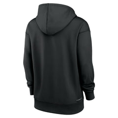 Miami Marlins Women's Authentic Collection Performance Pullover Hoodie Black | Nike