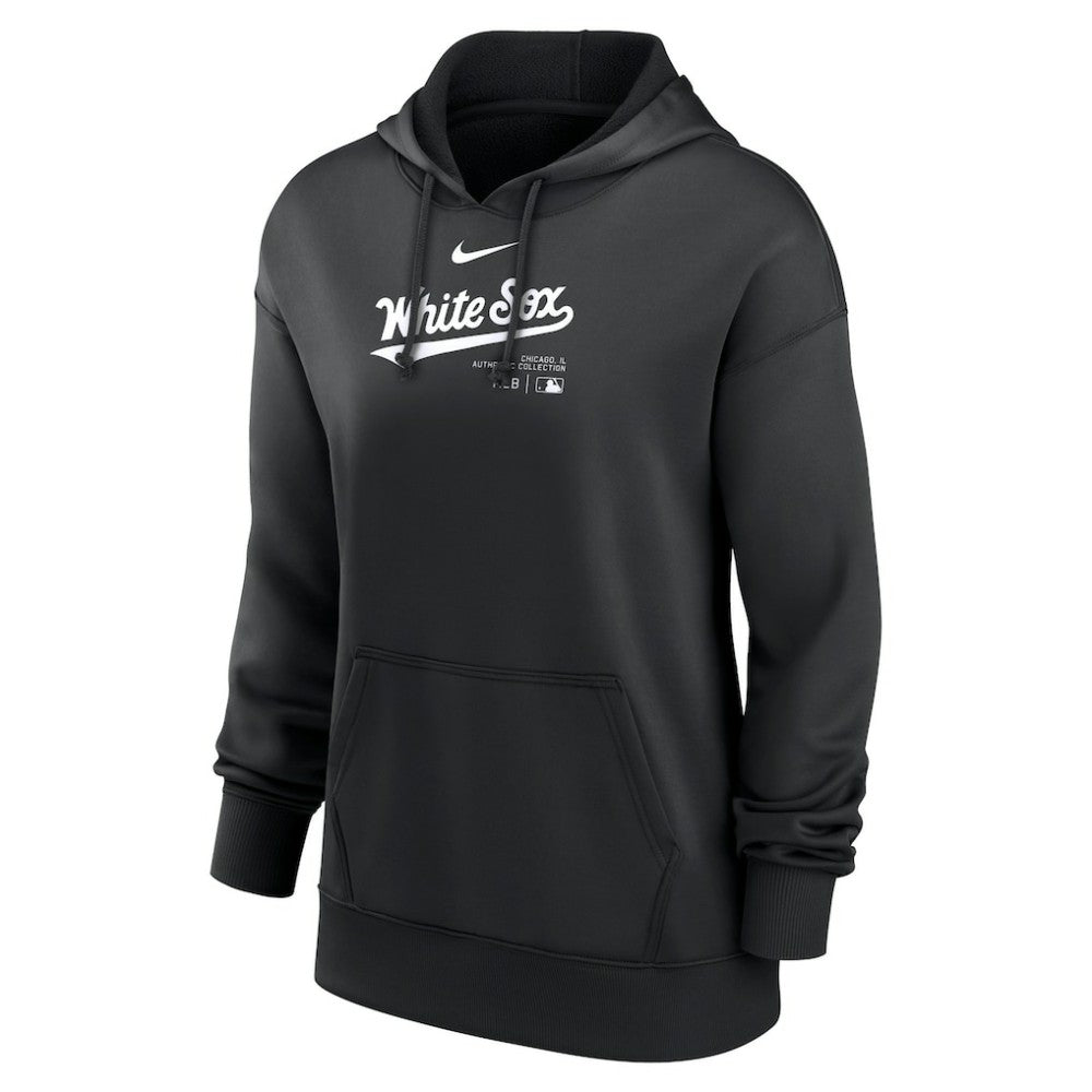 Chicago White Sox Women's Authentic Collection Performance Pullover Hoodie Black | Nike
