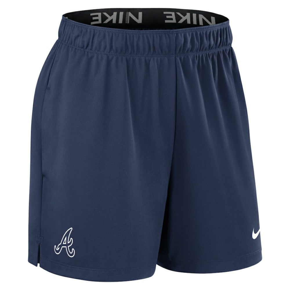 Atlanta Braves Women's Authentic Collection Knit Shorts Navy | Nike