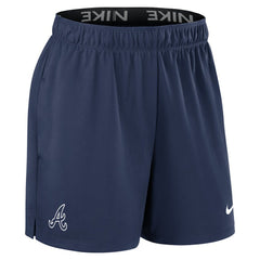 Atlanta Braves Women's Authentic Collection Knit Shorts Navy | Nike