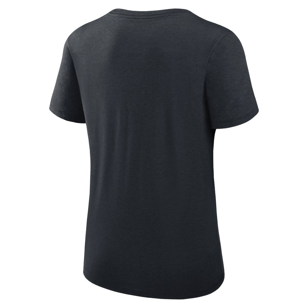 Minnesota Twins Women's Authentic Collection Performance Scoop Neck T-Shirt Navy | Nike