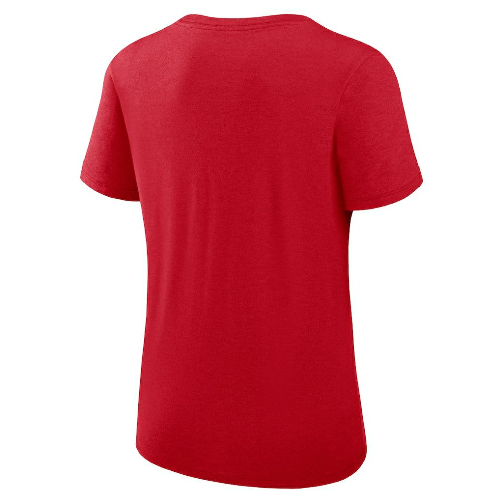 St. Louis Cardinals Women's Authentic Collection Performance Scoop Neck T-Shirt Red | Nike