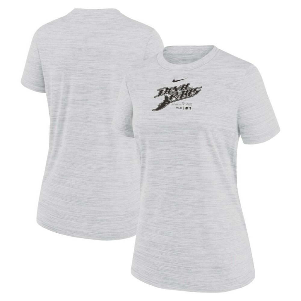 Tampa Bay Rays Women's Authentic Collection Velocity Performance T-Shirt White | Nike