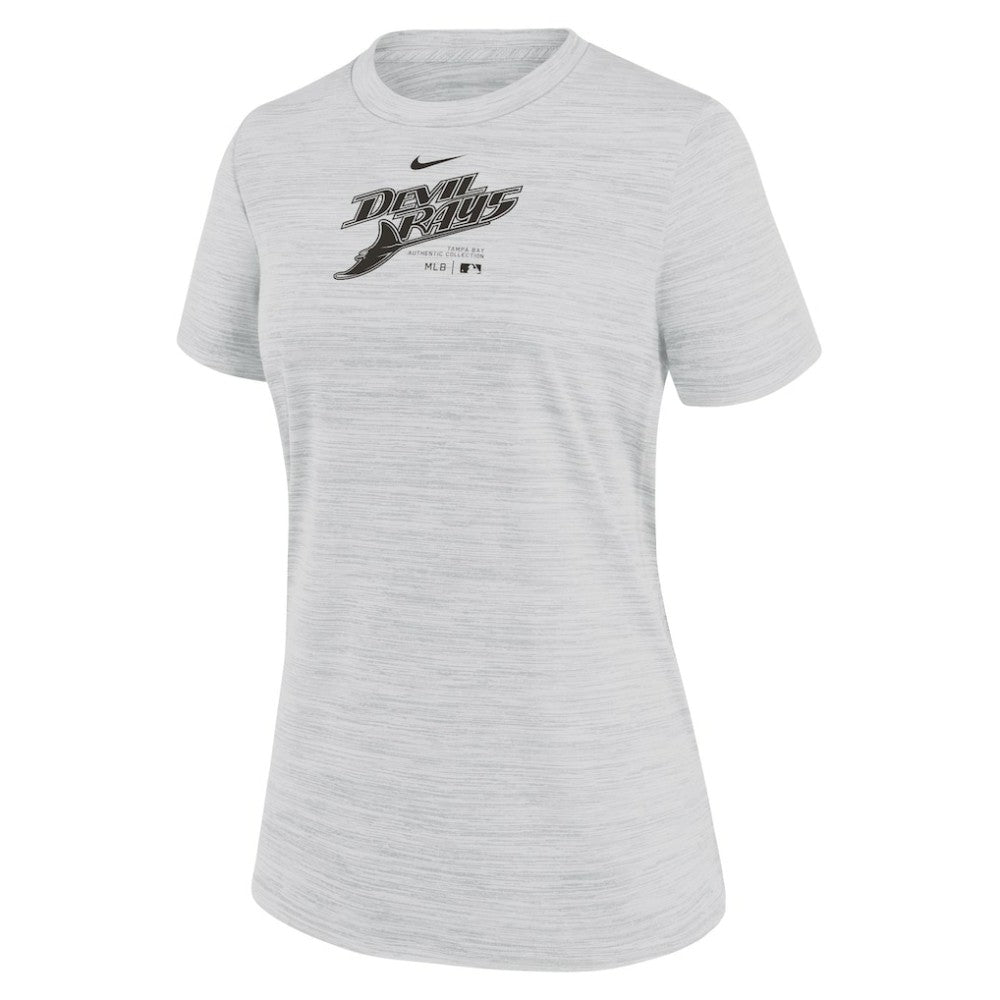 Tampa Bay Rays Women's Authentic Collection Velocity Performance T-Shirt White | Nike