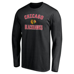 Chicago Blackhawks Victory Arch Long Sleeve T-Shirt Black
