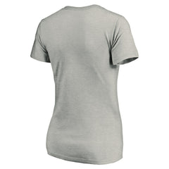 Seattle Kraken Women's Primary Logo V-Neck T-Shirt Gray
