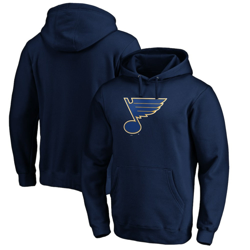 St. Louis Blues Primary Logo Pullover Hoodie Navy
