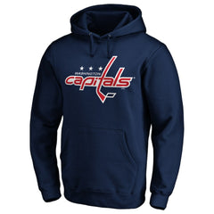 Washington Capitals Primary Logo Pullover Hoodie Navy