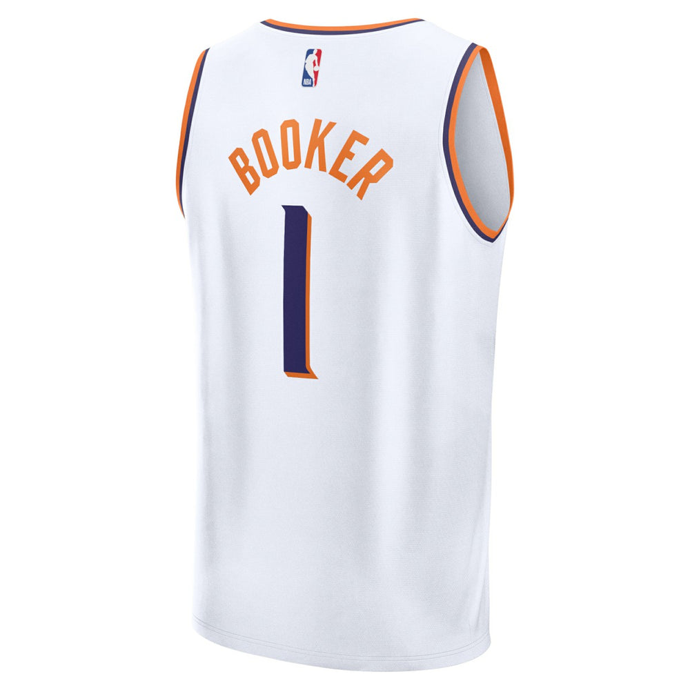 Devin Booker Phoenix Suns Fast Break Replica Player Jersey - Association Edition - White