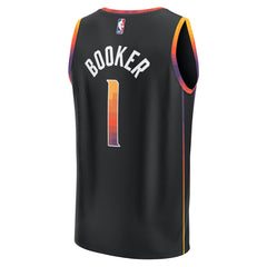 Devin Booker Phoenix Suns Youth Fast Break Player Jersey - Statement Edition - Black