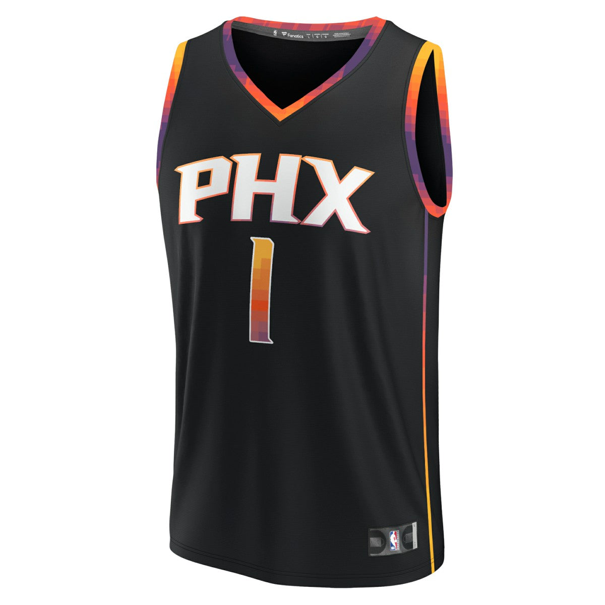 Devin Booker Phoenix Suns Fast Break Replica Player Jersey - Statement Edition - Black