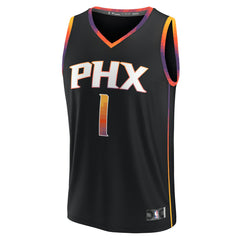 Devin Booker Phoenix Suns Fast Break Replica Player Jersey - Statement Edition - Black