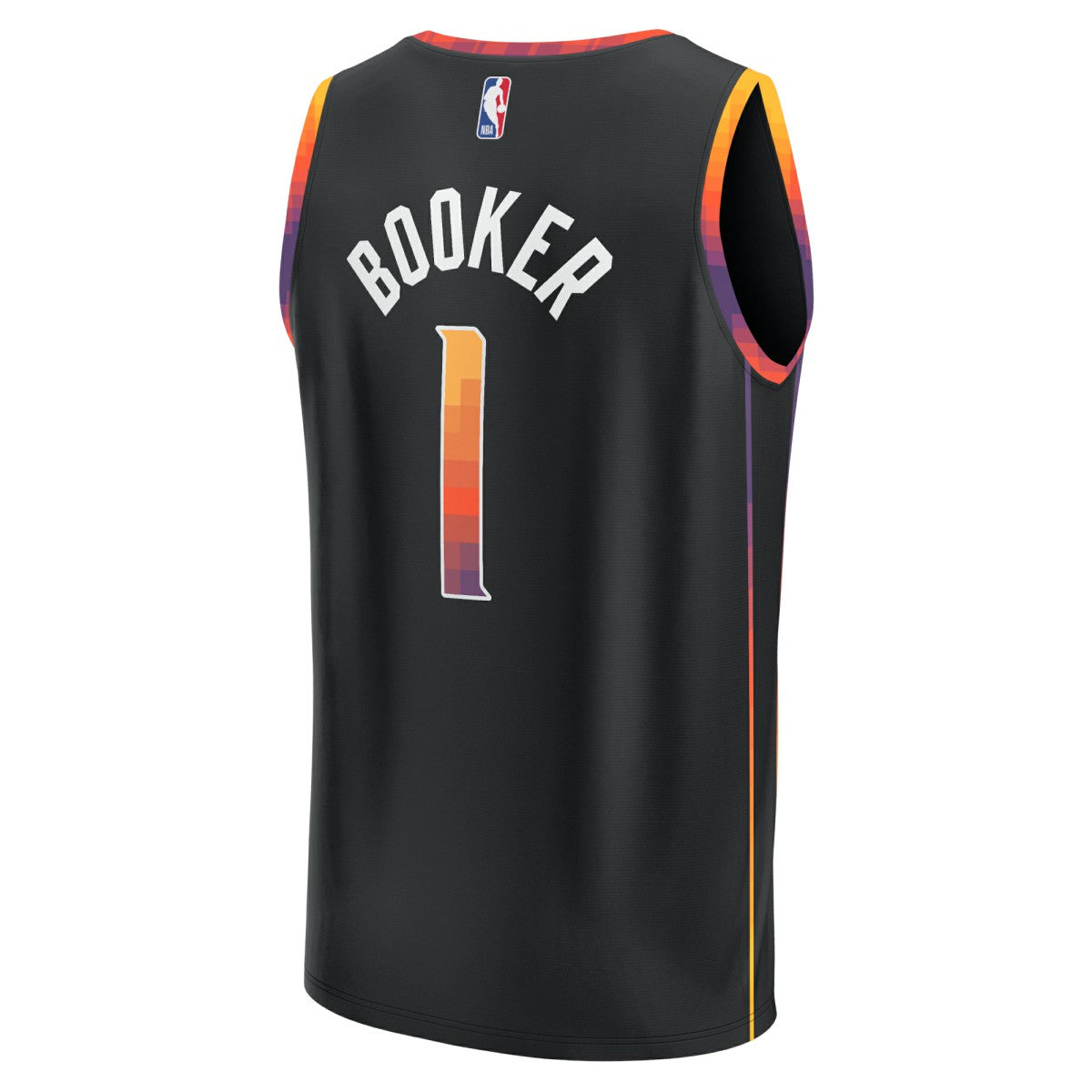 Devin Booker Phoenix Suns Fast Break Replica Player Jersey - Statement Edition - Black